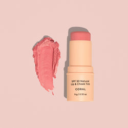 Natural Lip & Cheek Tint - SPF 50