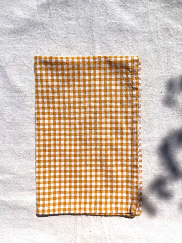 Organic Cotton Linen Towels- Madras Checks