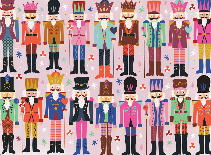 Nutcracker Collection 1,000 Piece Holiday Christmas Puzzle