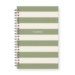 Striped Undated Weekly Planner Journal