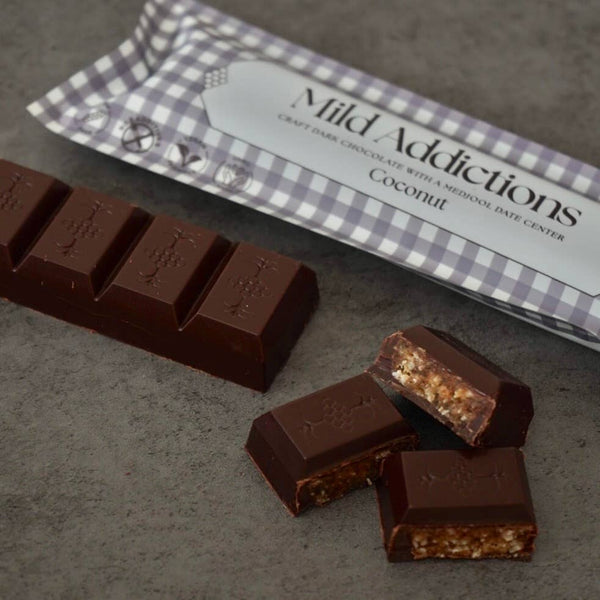 Natural Dark Chocolate Coconut Medjool Date Center (4.5oz)