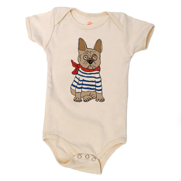 Frenchie - Baby Organic Onesie