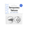 Mountains & Trees Temporary Tattoos