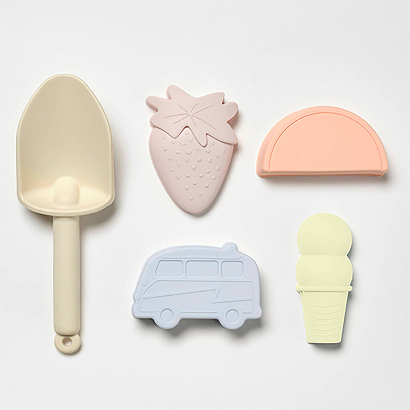 Silicone Bucket & Spade Set - Apple Sorbet
