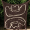 Howdy Plush Throw - Chocolate Brown