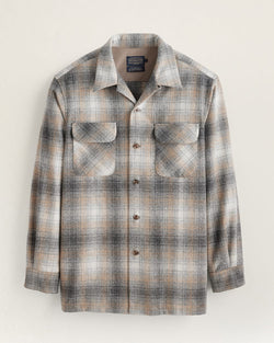 Pendleton Board Shirt - Grey/Tan Plaid