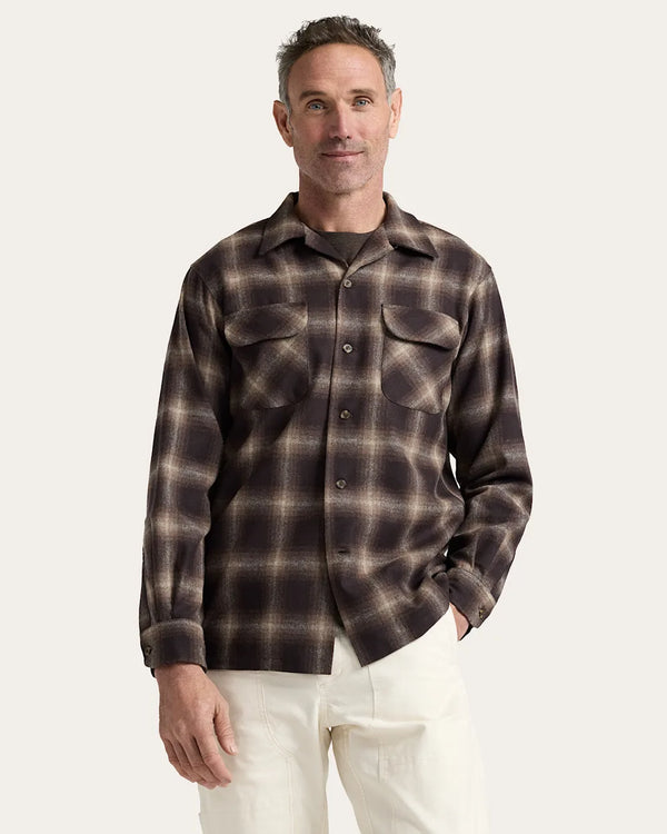 Pendleton Board Shirt - Brown Mix Ombre