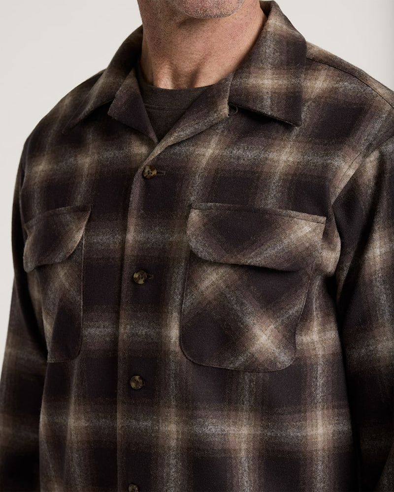Pendleton Board Shirt - Brown Mix Ombre