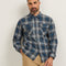Pendleton Board Shirt - Charcoal/Navy Ombre