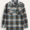 MEN'S PLAID BOARD SHIRT - GREY MULTI PLAID