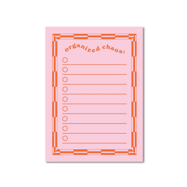 Organized Chaos Notepad