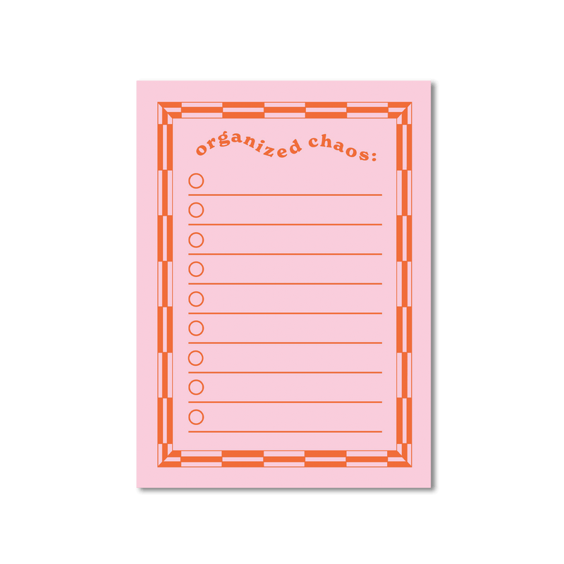 Organized Chaos Notepad