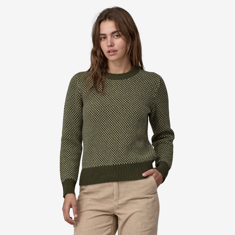 Women's Recycled Wool-Blend Crewneck Sweater