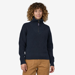 Patagonia Women's Recycled Wool-Blend 1/4-Zip Sweater