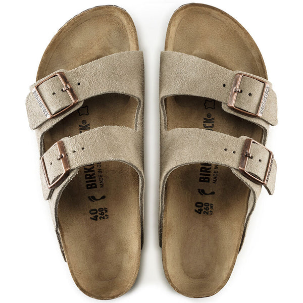 最終価格 BIRKENSTOCK Arizona BS Taupe 41 Men's Birkenstock Arizona Soft Footbed - Taupe | Faherty Brand