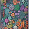 Organic Cotton Tea Towel - Midnight Veggie