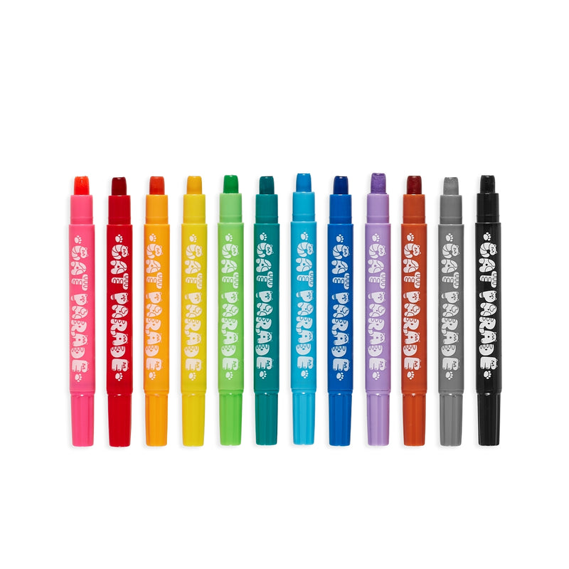 Cat Parade Gel Crayons - Set of 12