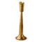 Antique Brass Tulip Taper Candle Holder Iron