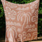 Hanalei Plush Throw - Island Blush