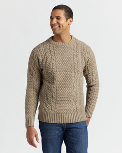 Men's Shetland Fisherman Sweater