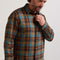 Men's Fremont Shirt - Sea Blue / Brown Plaid