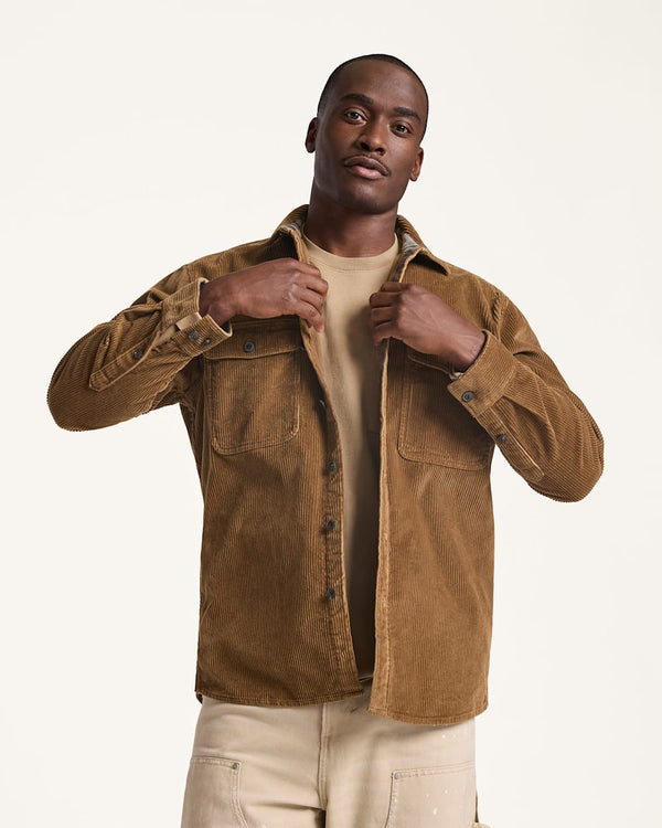Pendleton Belmont Corduroy Shirt - Coffee