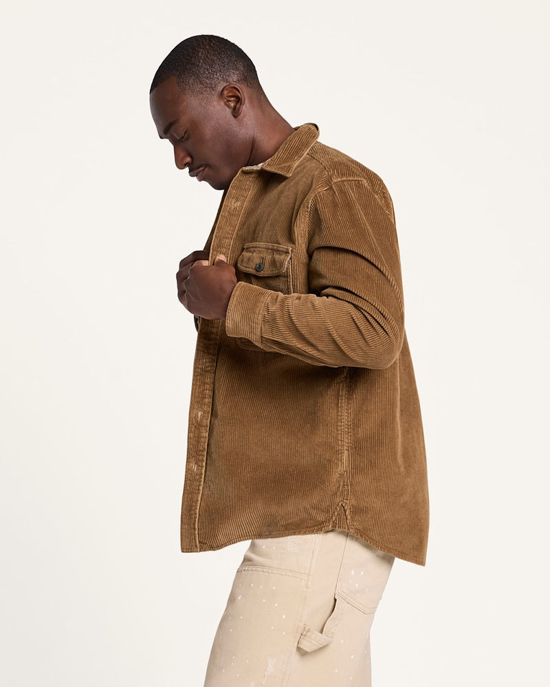 Pendleton Belmont Corduroy Shirt - Coffee