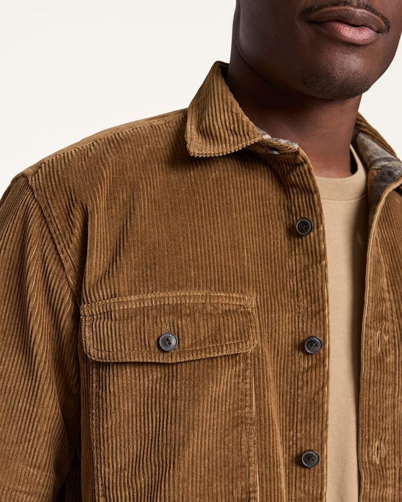 Pendleton Belmont Corduroy Shirt - Coffee