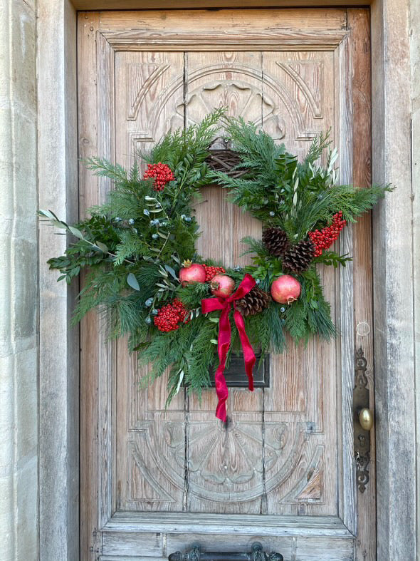 Holiday Wreath Making with Wild Poppy Floral - SANTA YNEZ VALLEY