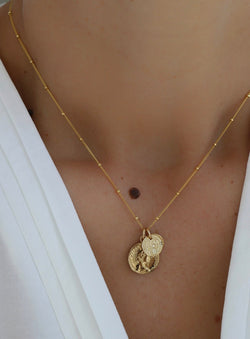 Coin Charm Necklace