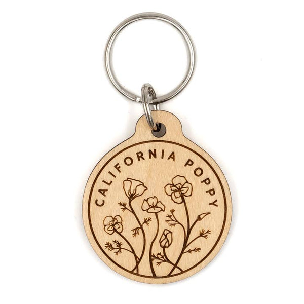 Wood Keychains by Steamer Lane Design