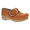 Dansko Pearson Clog in Tan Tumbled Leather