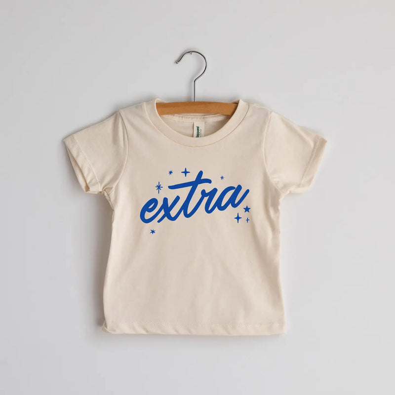 "Extra" Organic Cream Kids Tee