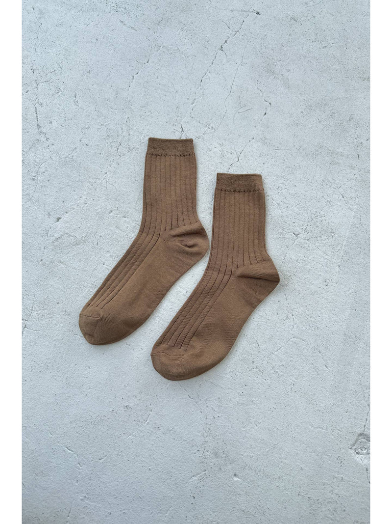 Her Socks - Mercerized Combed Cotton Rib