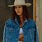 Tecovas Women's Denim Trucker Jacket in Medium Wash