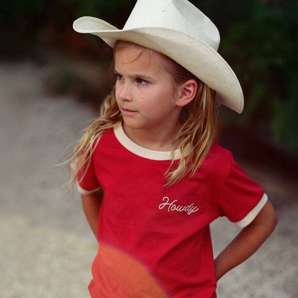 Howdy Vintage Ringer Child Shirt