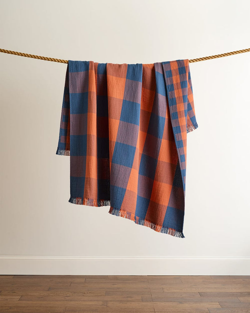 Pendleton Organic Cotton Fringed Throw
