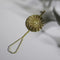 Hand-Woven Brass Strainer For Loose Leaf Tea