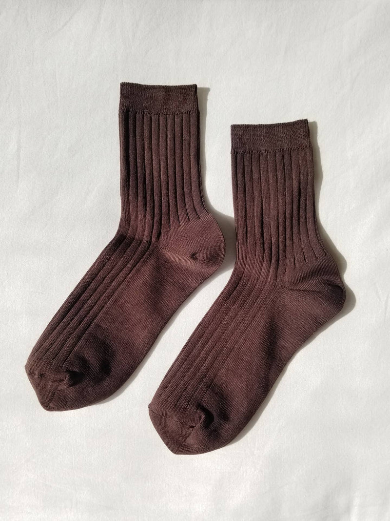 Her Socks - Mercerized Combed Cotton Rib