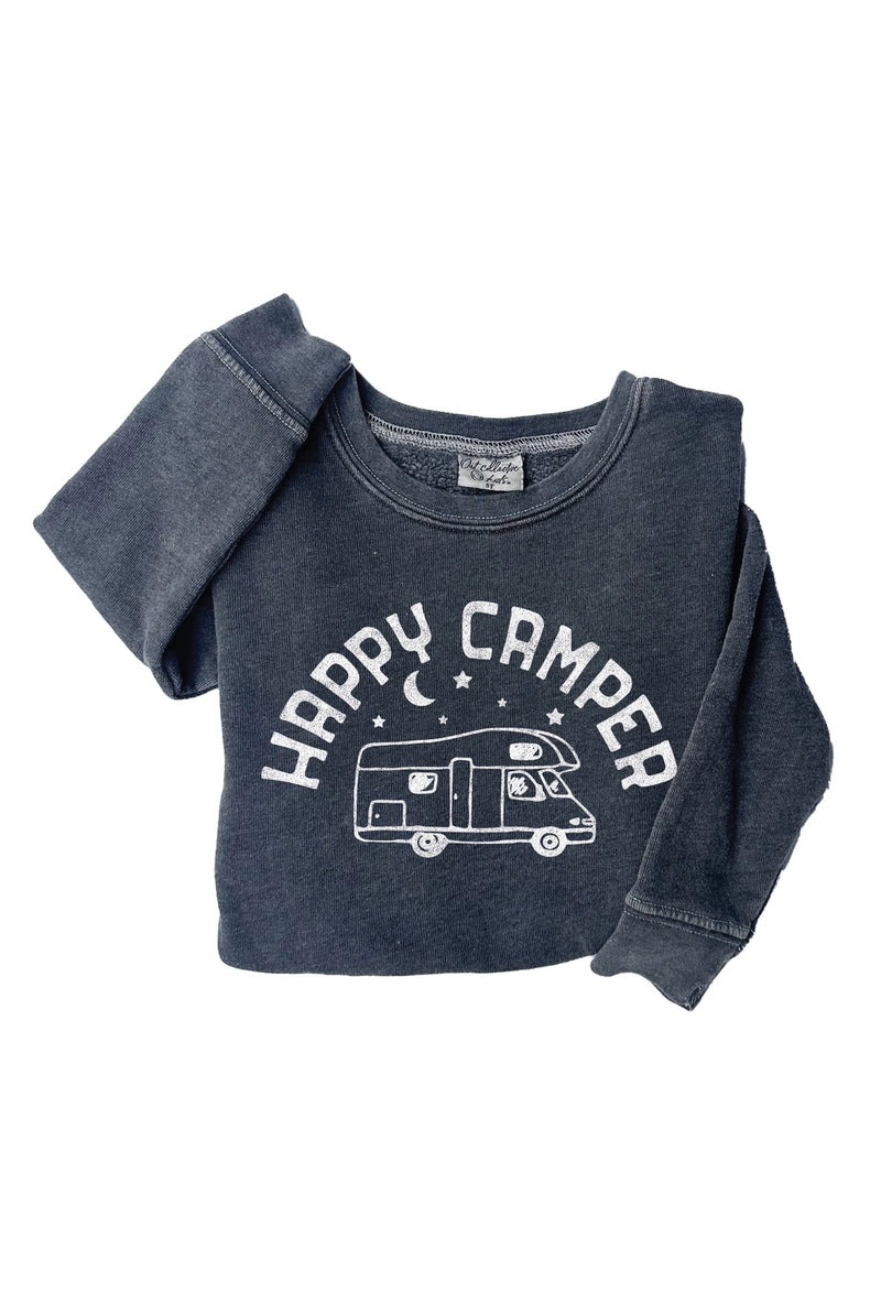 Happy Camper Toddler Mineral Graphic Sweatshirt