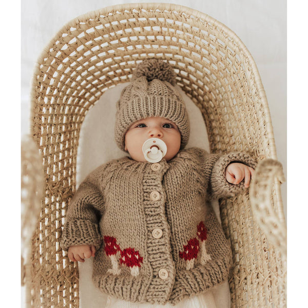 Mushroom Pebble Cardigan Sweater Baby & Toddler