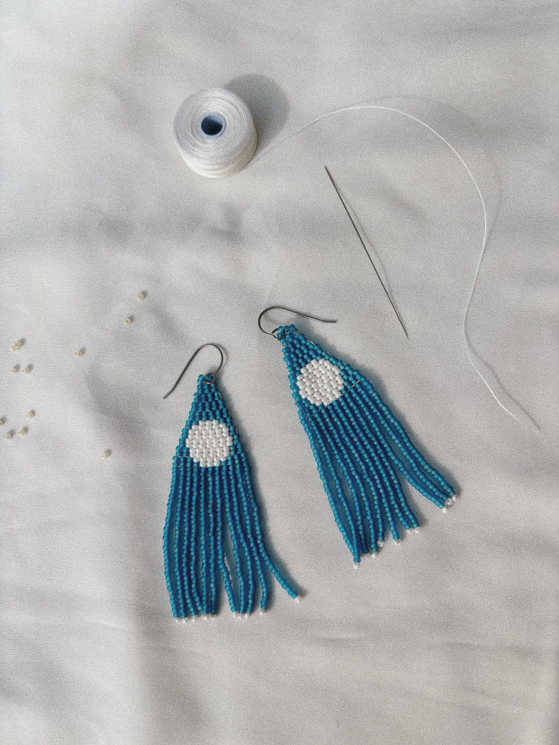 Bead Weaving Earrings Workshop - CARPINTERIA