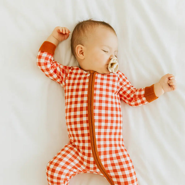 2 Way Zip Romper - Bamboo Baby - Footy PJs