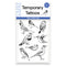 Backyard Birds Temporary Tattoo Sheets