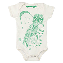 Owl Organic Onesie