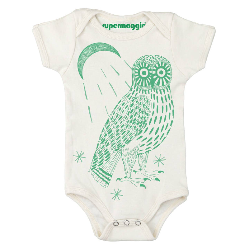 Owl Organic Onesie