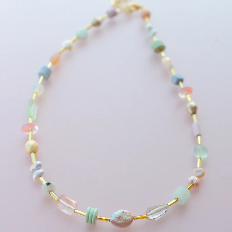 Colorful Beaded Eclectic Necklace