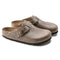 Birkenstock Boston Oiled Leather Tobacco Brown