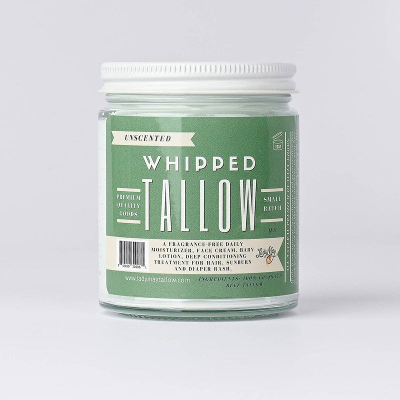 Unscented Tallow Whipped Body Butter