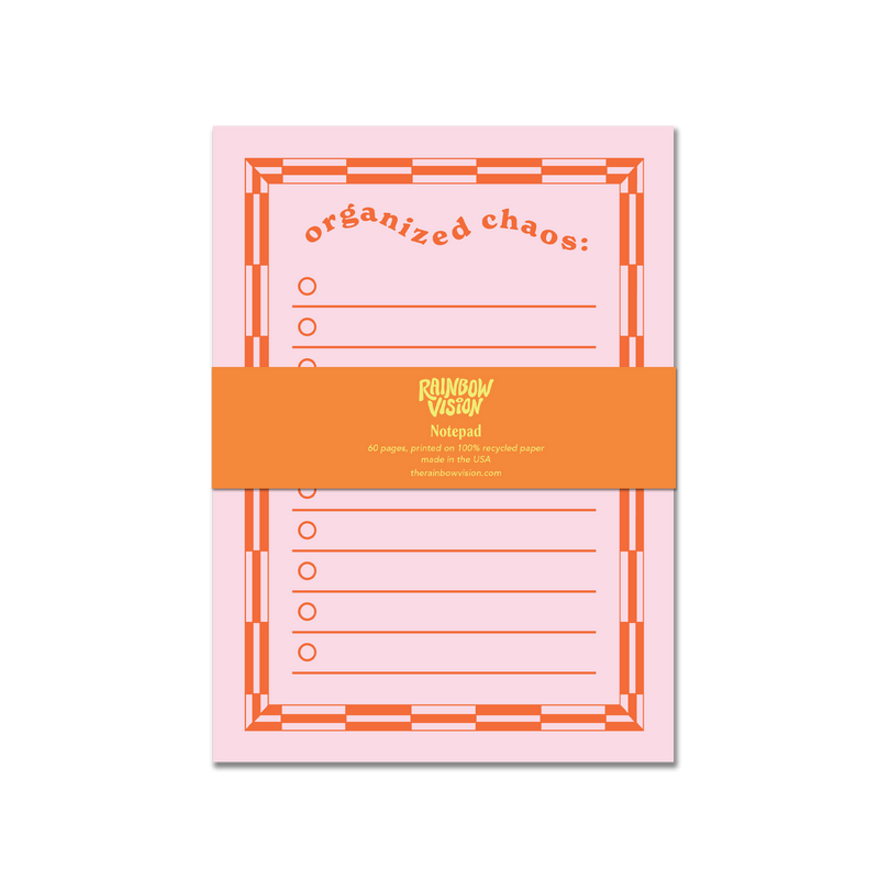 Organized Chaos Notepad